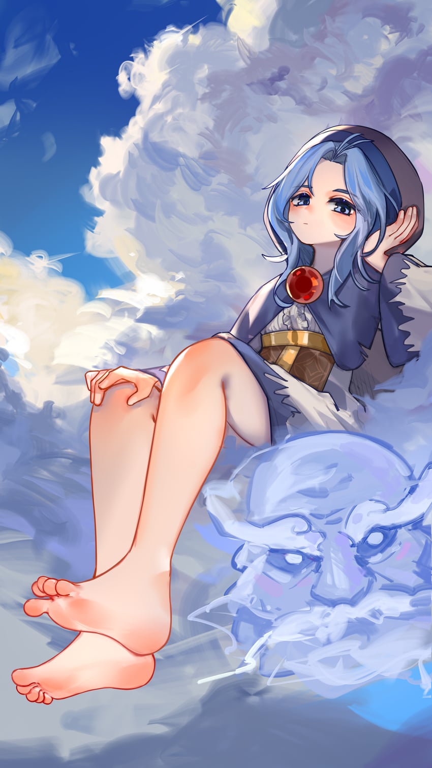 kumoi ichirin and unzan (touhou) drawn by kourou_(kouroukun)