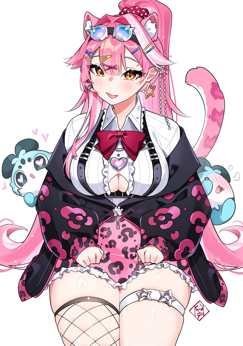 raora panthera and chattino (hololive and 1 more) drawn by hayate_fish