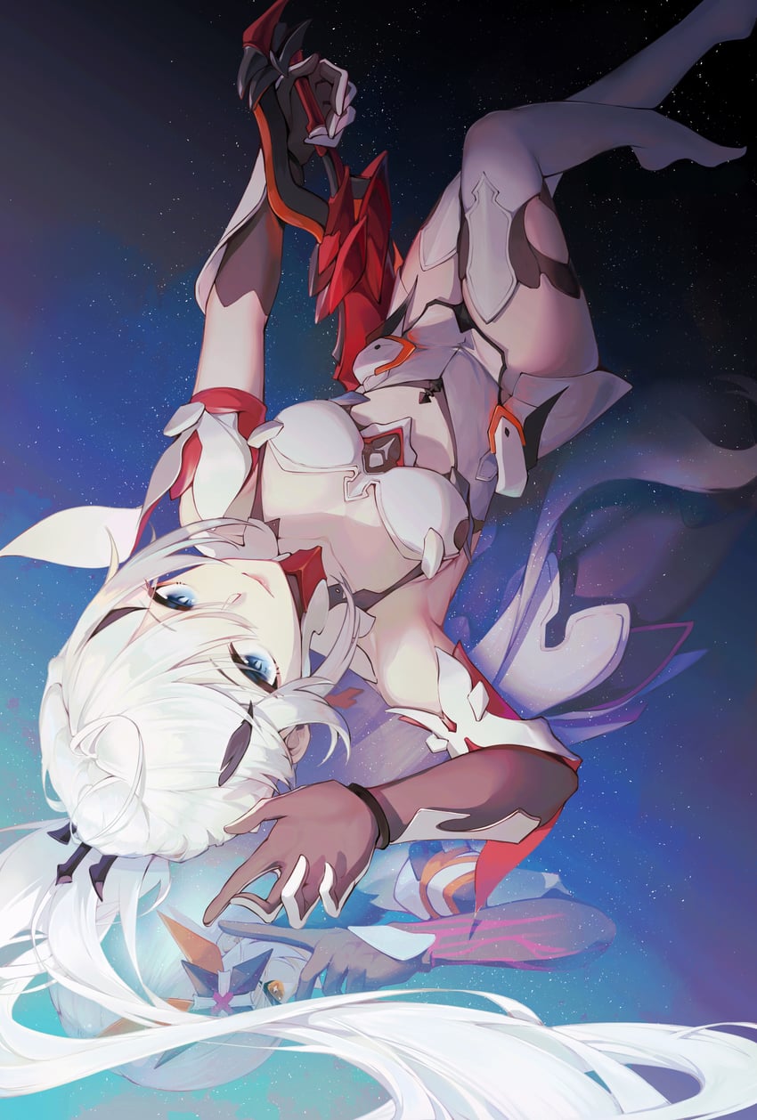 kiana kaslana (honkai and 1 more) drawn by qing_shi_mang_xue_(user_faem7575)