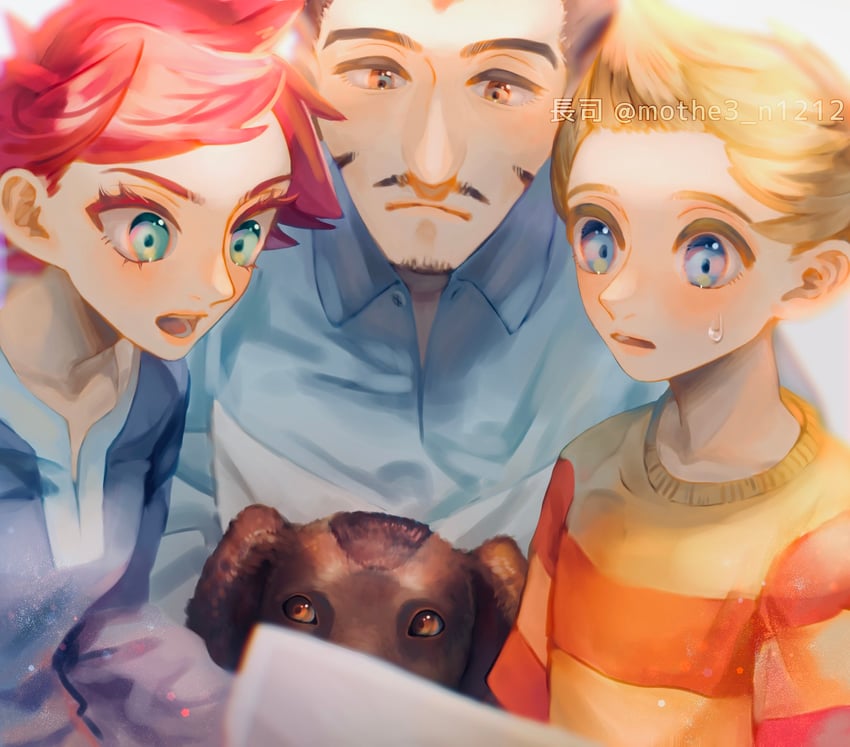 lucas, kumatora, boney, and duster (mother and 1 more) drawn by mothe3_n1212