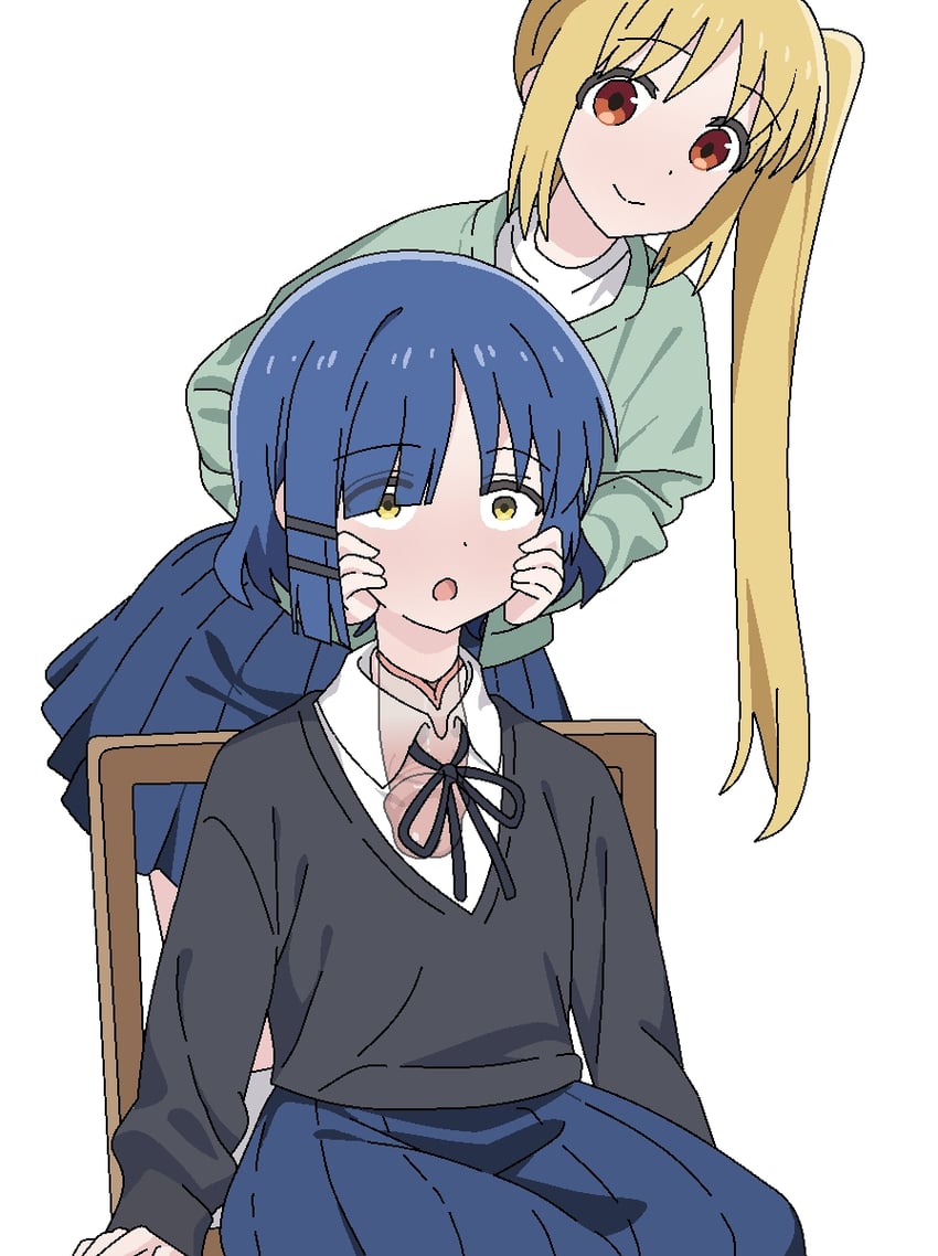 ijichi nijika and yamada ryo (bocchi the rock!) drawn by jbxpism