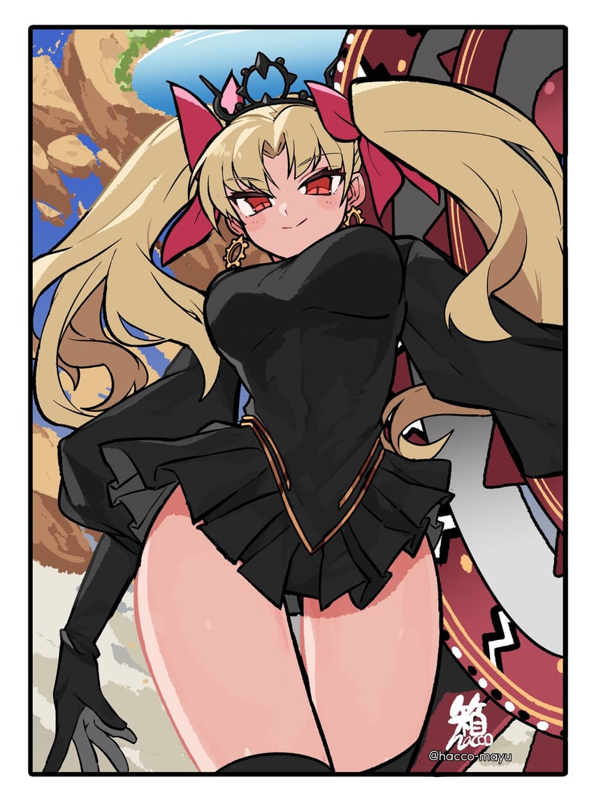 ereshkigal and ereshkigal alter (fate and 1 more) drawn by hacco_mayu