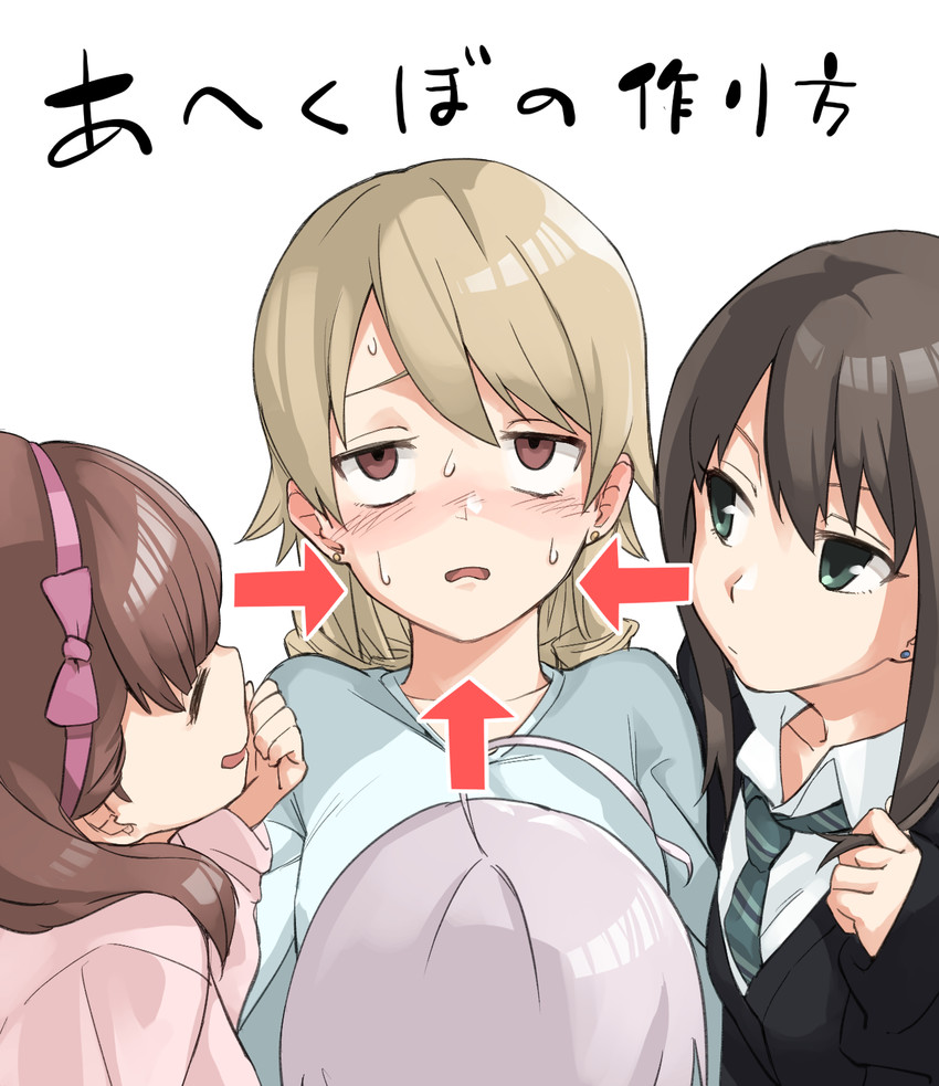 shibuya rin, morikubo nono, hoshi syoko, and sakuma mayu (idolmaster and 1 more) drawn by muchi_maro