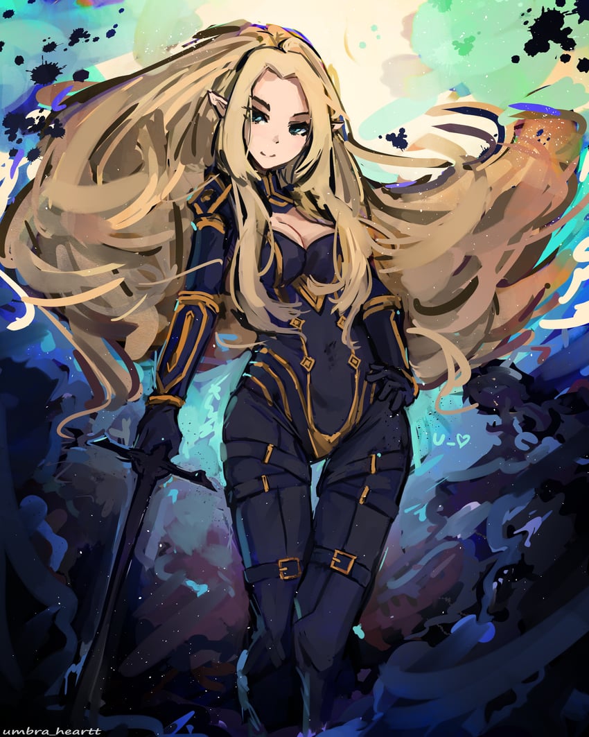 alpha (kage no jitsuryokusha ni naritakute!) drawn by umbra_heartt