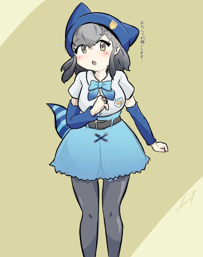 hikari (kemono friends and 1 more) drawn by cherushi_2