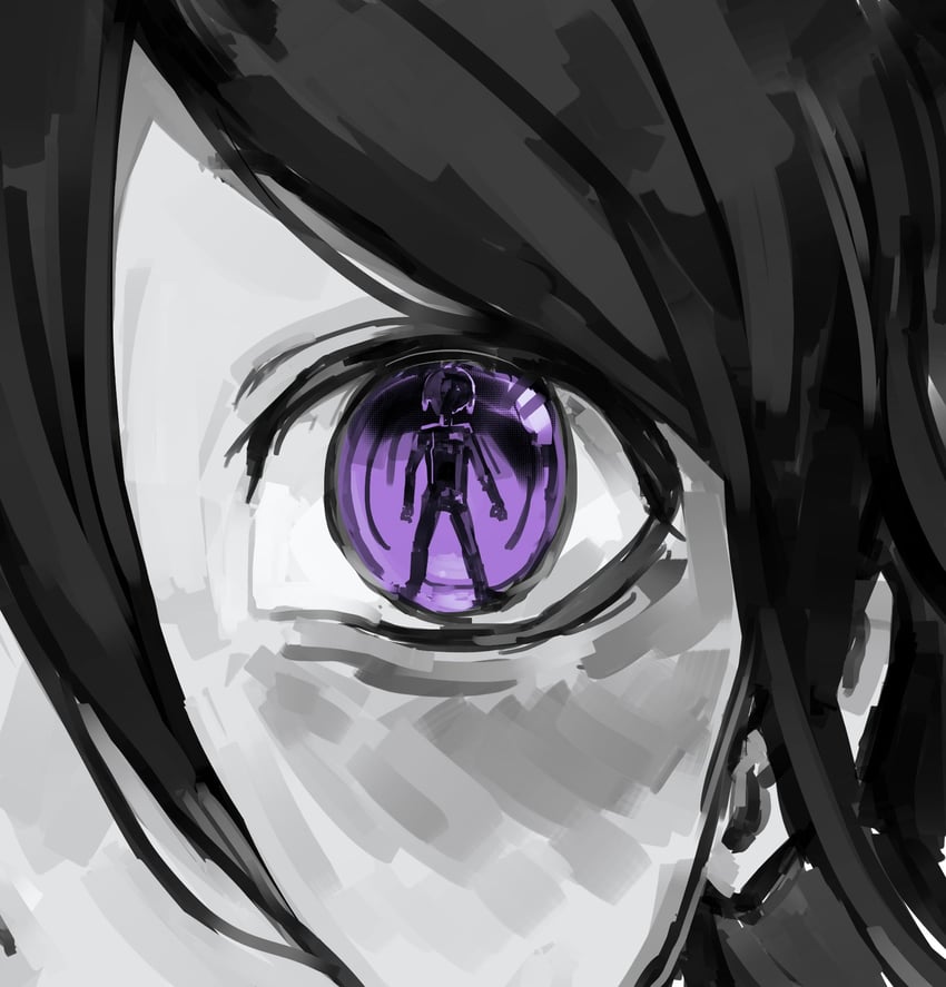 oma kokichi and saihara shuichi (danganronpa and 1 more) drawn by chez_(gooselover)