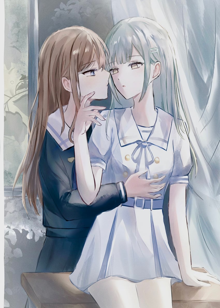 nagasaki soyo and wakaba mutsumi (bang dream! and 1 more) drawn by yingdaoyicha