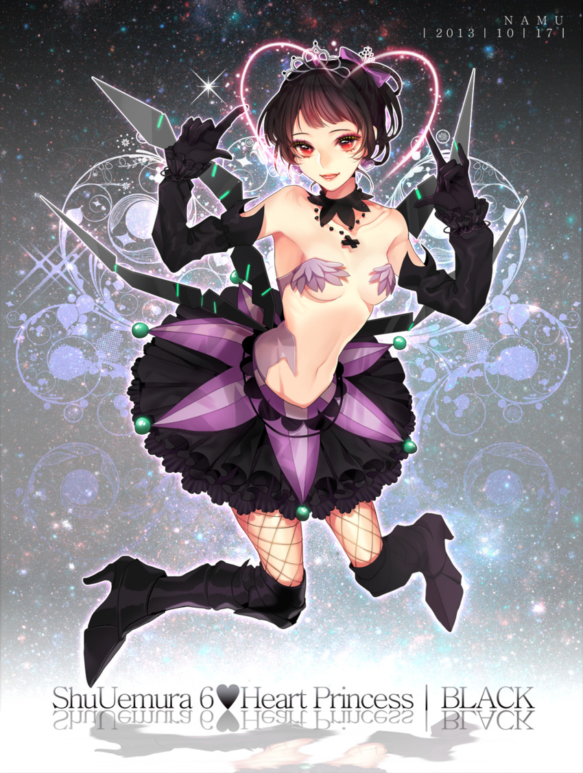 black princess and teiue tamaki (six heart princess) drawn by dyuon01