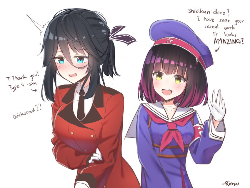 female commander and type 4 (girls' frontline) drawn by rynzfrancis