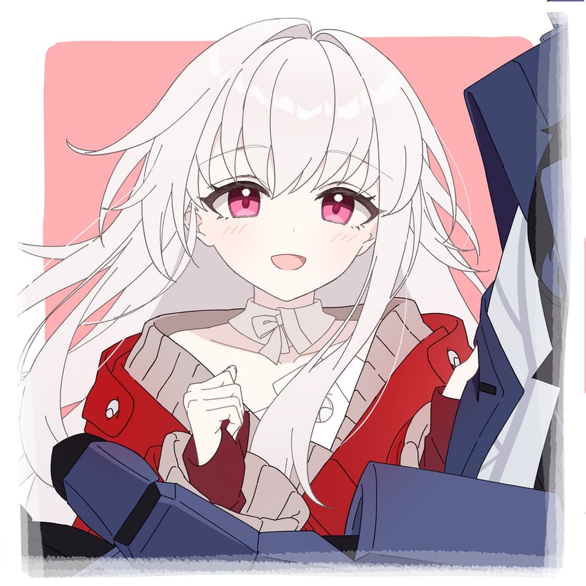 clara and svarog (honkai and 1 more) drawn by neneko_sleep