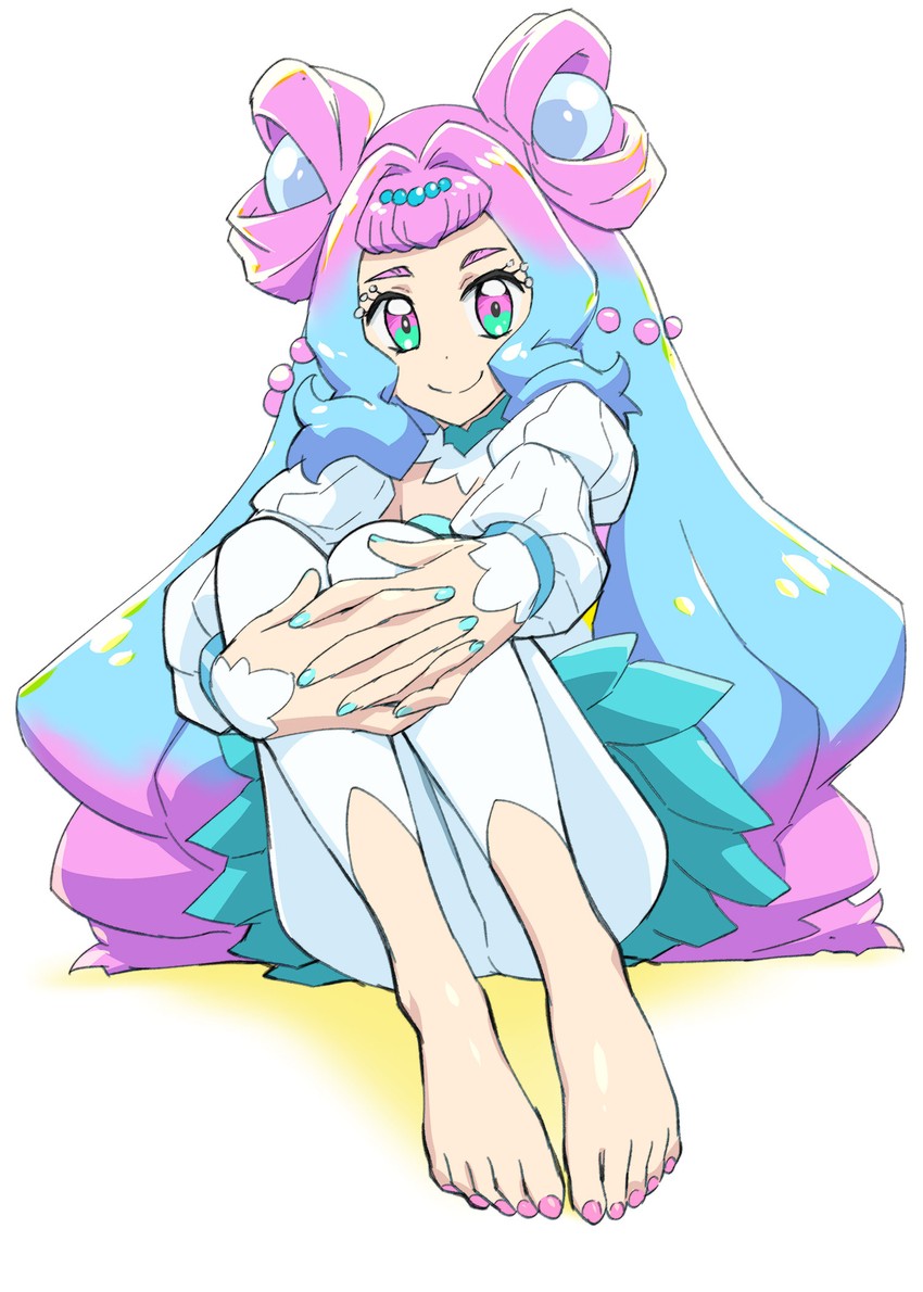 laura la mer and cure la mer (precure and 1 more) drawn by ueyama_michirou