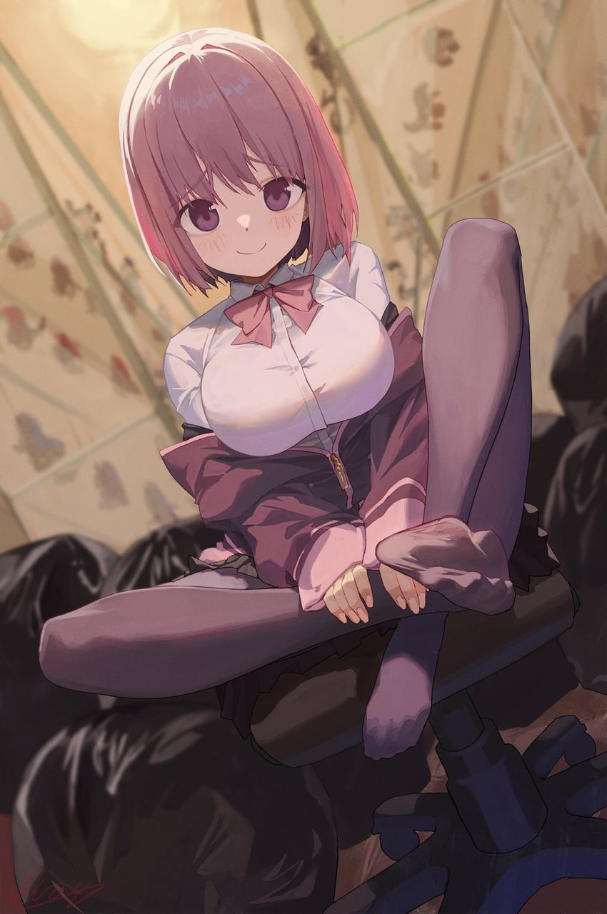 shinjou akane (gridman universe and 1 more) drawn by m.q_(mqkyrie)