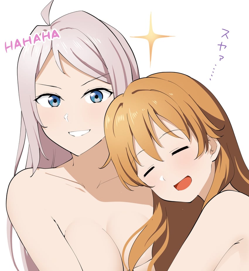 konoe kanata and zhong lanzhu (love live! and 1 more) drawn by barkhorn0331