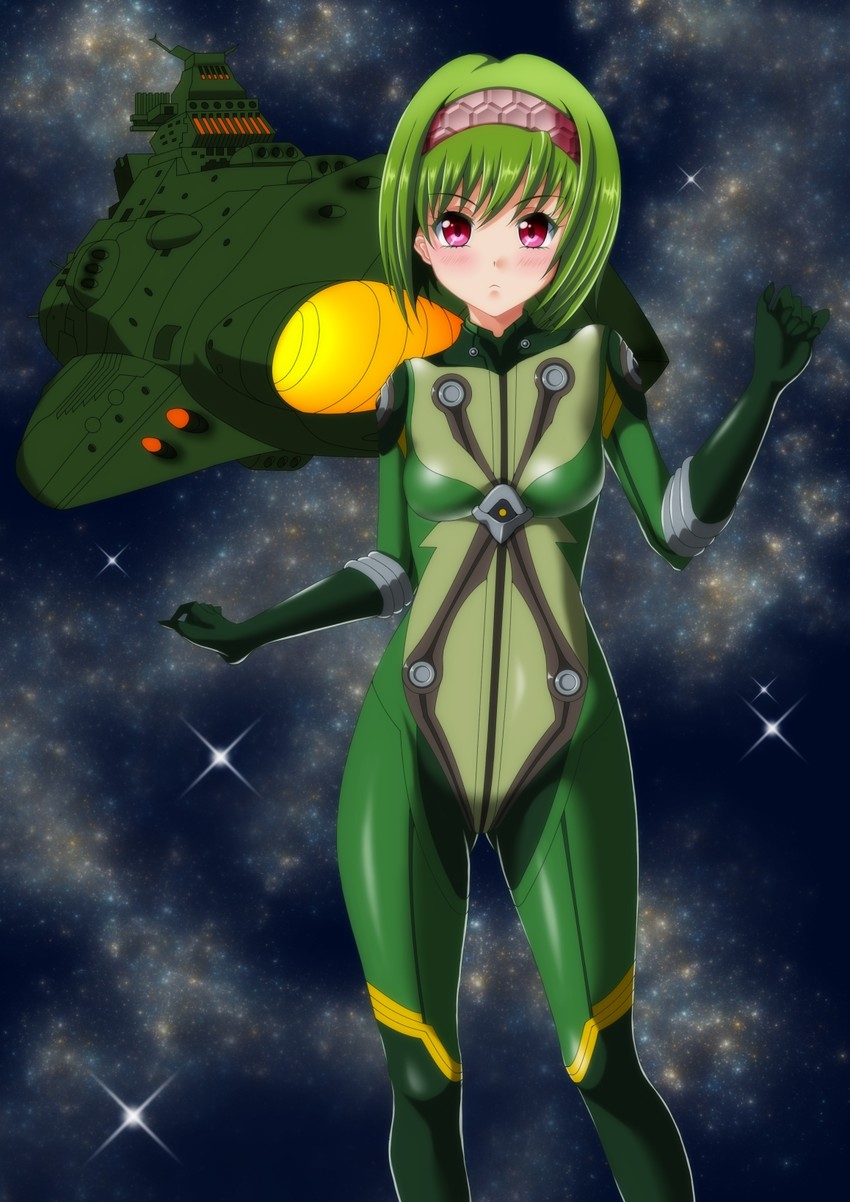 hilde schultz (uchuu senkan yamato and 1 more) drawn by kaze_makase