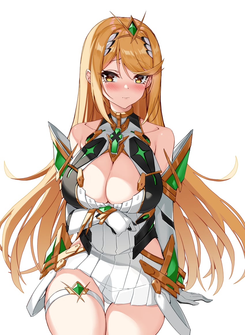 mythra (xenoblade chronicles and 1 more) drawn by yuxian_youka