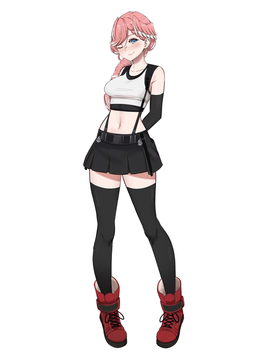 tifa lockhart and takane lui (hololive and 3 more) drawn by artselmetti
