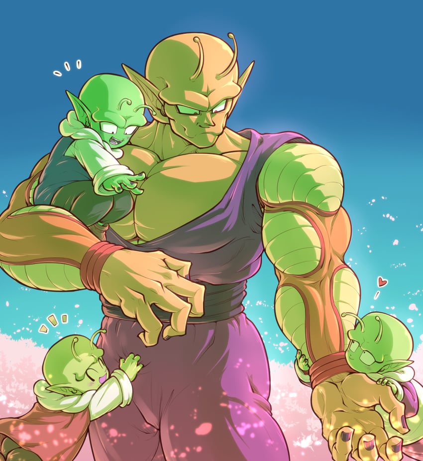 piccolo and orange piccolo (dragon ball and 2 more) drawn by koukyouji