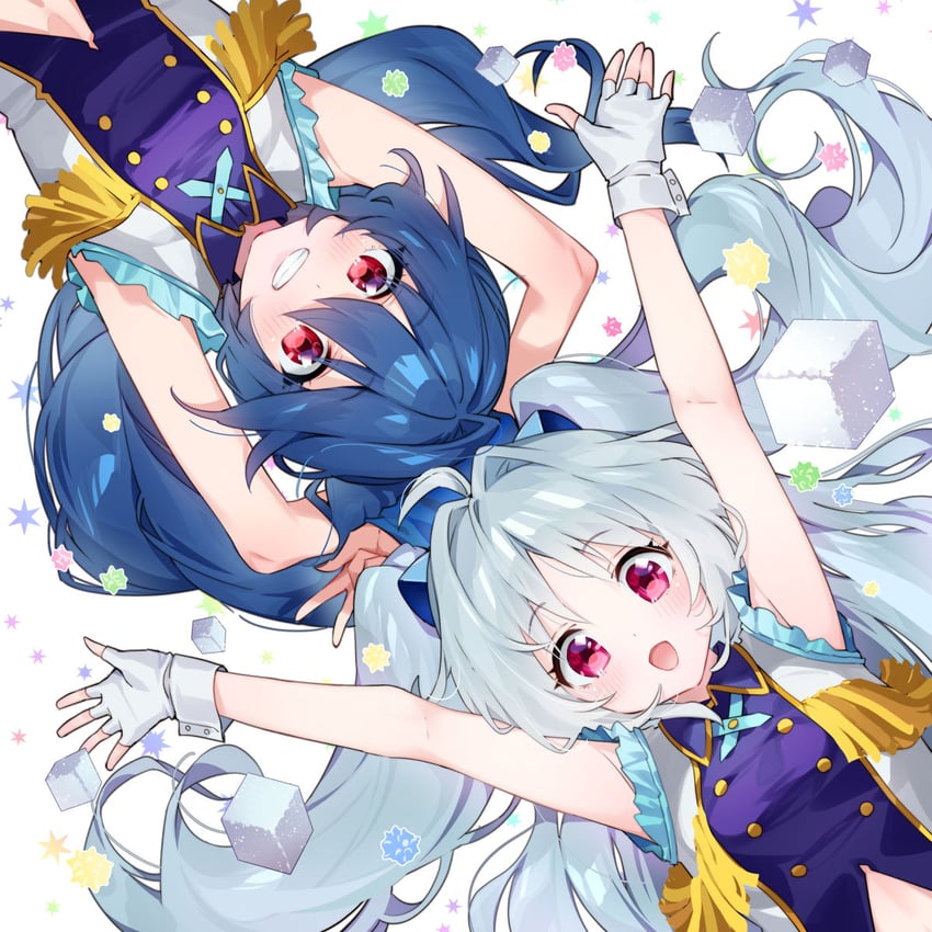 solte-chan and falte-chan (solfa) drawn by yanyo_(ogino_atsuki)