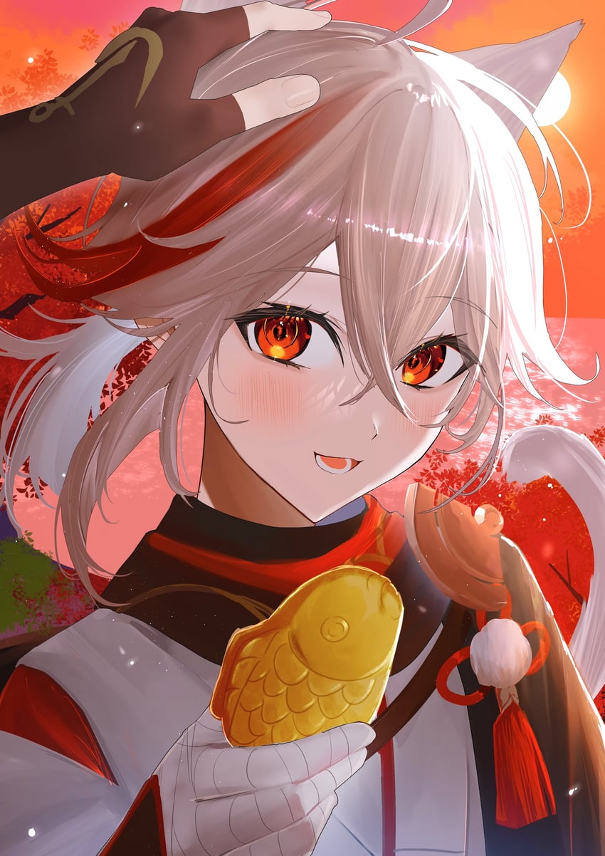 kaedehara kazuha and beidou (genshin impact) drawn by sakurada_nana