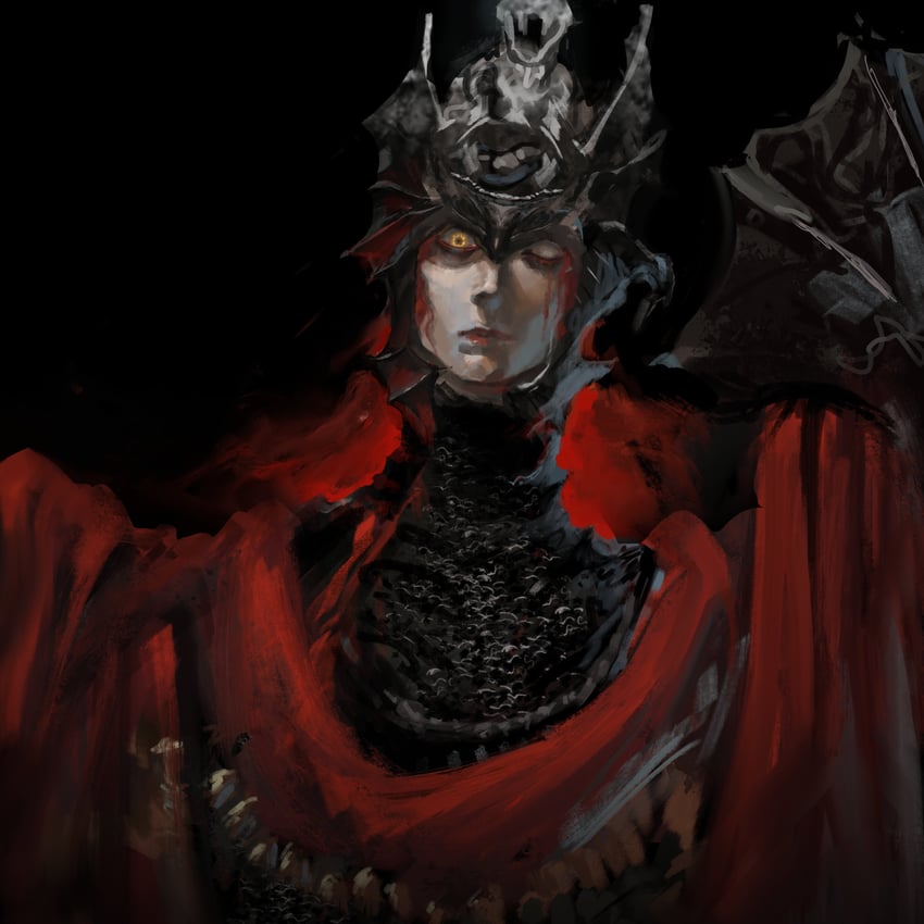 messmer the impaler (elden ring and 1 more) drawn by mapomap0