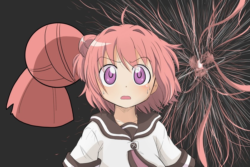 akaza akari and mikami shiori (yuruyuri and 1 more) drawn by shijiani