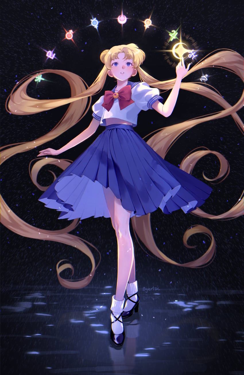 tsukino usagi (bishoujo senshi sailor moon) drawn by syertse