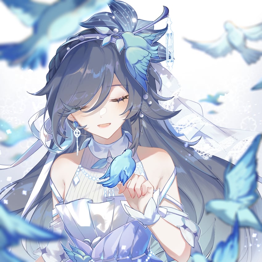 fu hua (honkai and 1 more) drawn by mangzhi_yaoyao