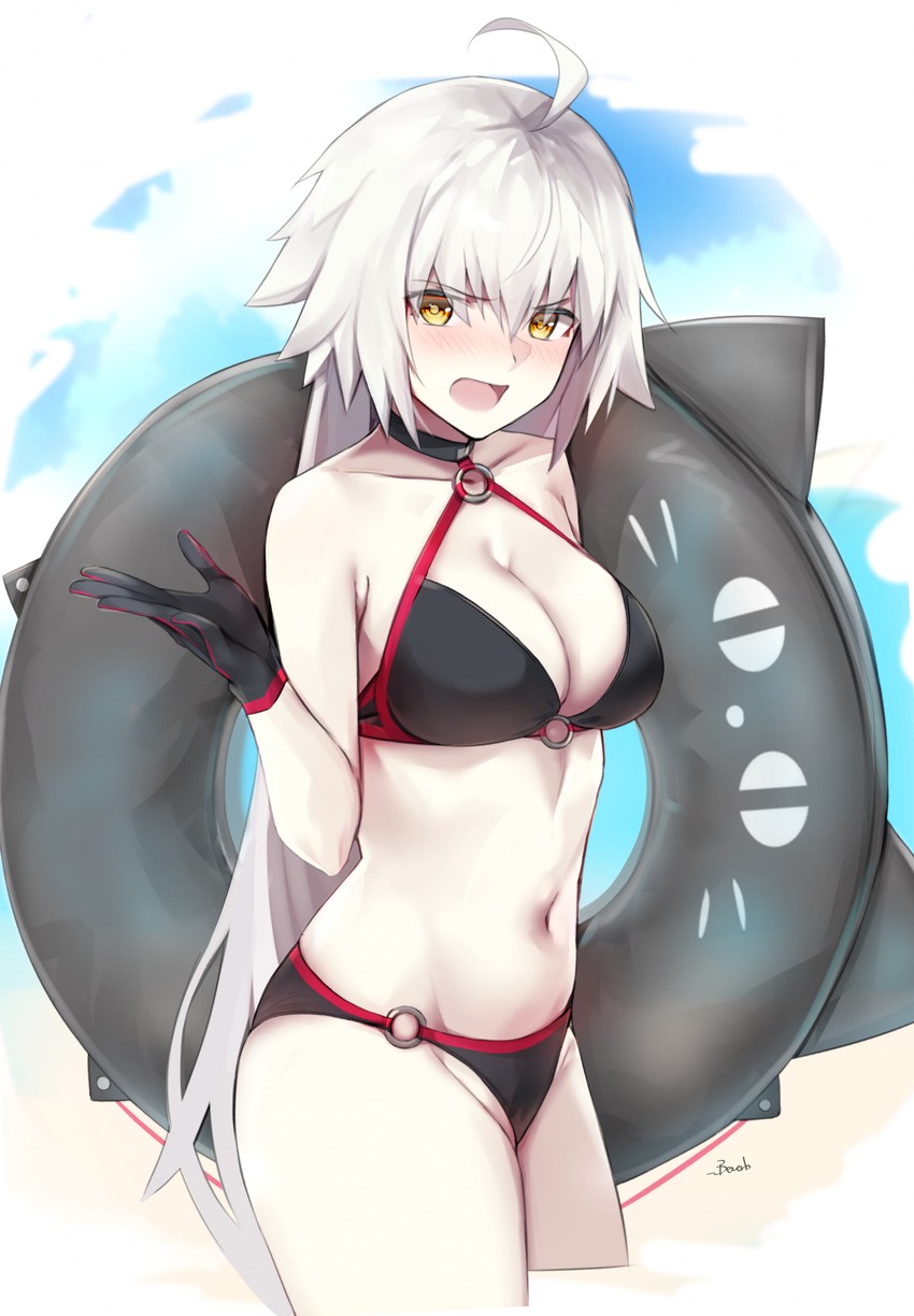 jeanne d'arc alter (fate and 1 more) drawn by bee_doushi