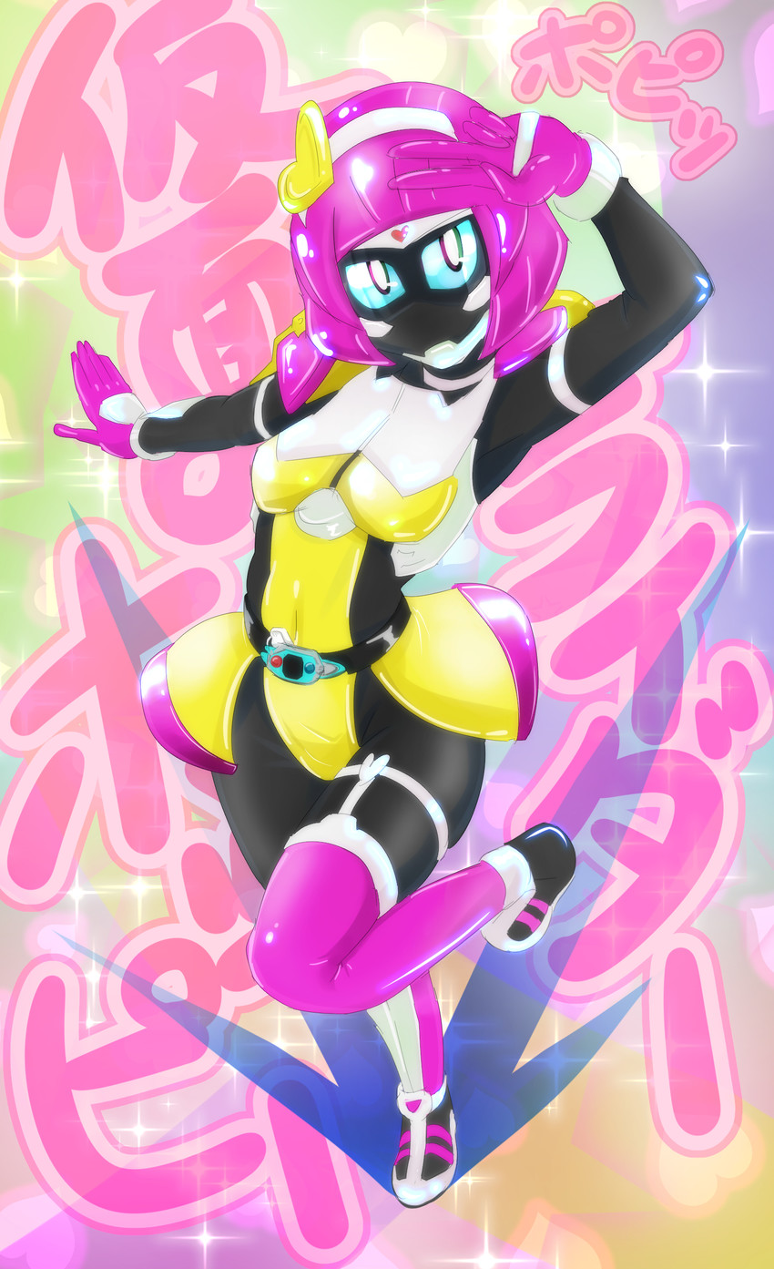 kamen rider poppy (kamen rider and 1 more) drawn by a.k.o.t.