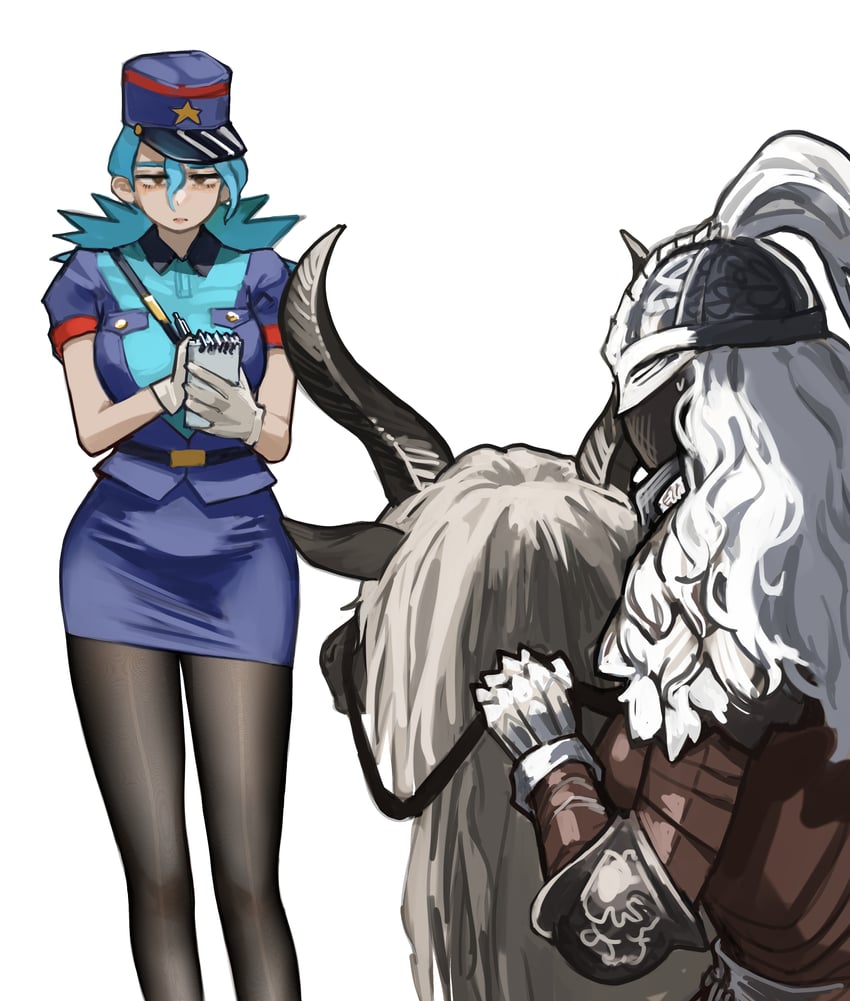 tarnished, jenny, and torrent (pokemon and 1 more) drawn by miao_jiangyou