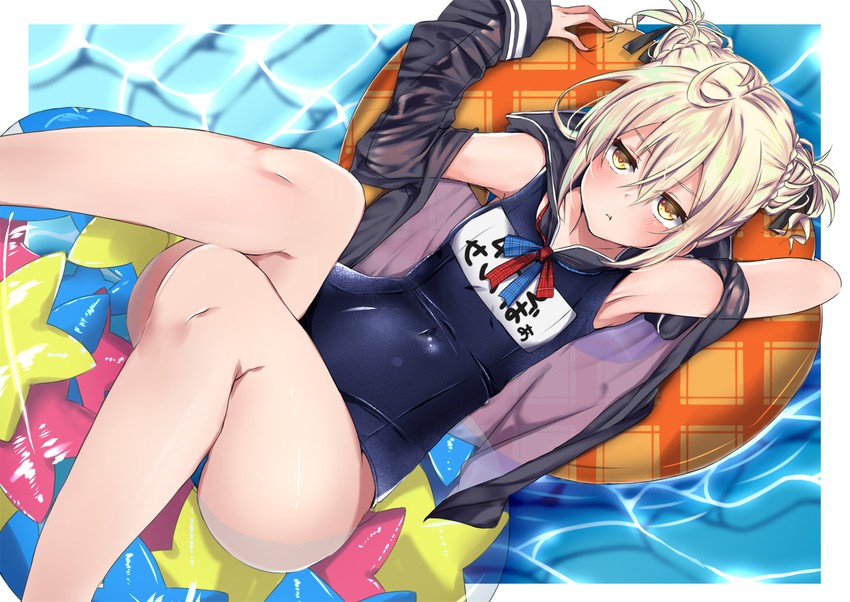 artoria pendragon and mysterious heroine x alter (fate and 1 more) drawn by meimuu