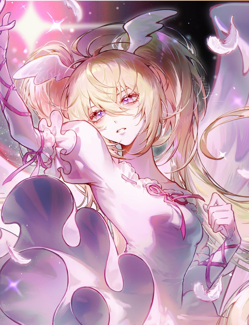 hoshina utau and seraphic charm (shugo chara!) drawn by zhumojian