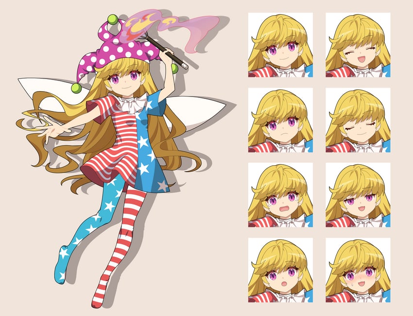 clownpiece (touhou) drawn by 4rion