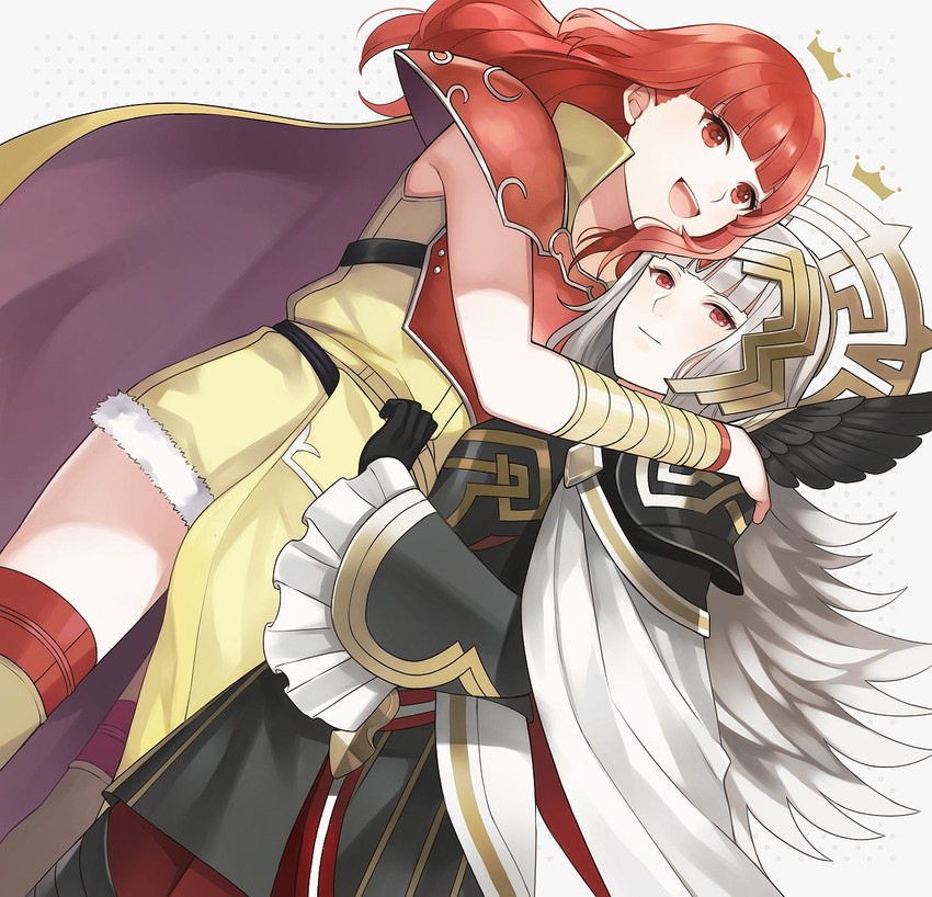celica and veronica (fire emblem and 3 more) drawn by aym_(ash3ash3ash)