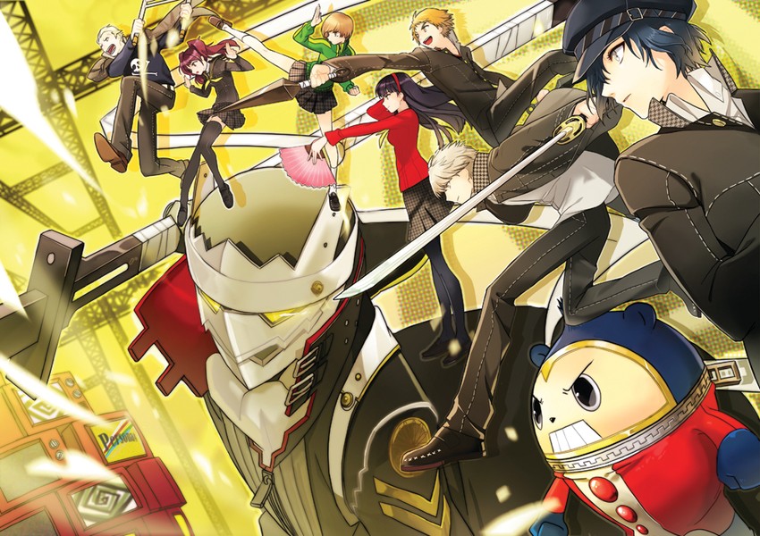 narukami yu, shirogane naoto, satonaka chie, kujikawa rise, amagi yukiko, and 4 more (persona and 1 more) drawn by shokill