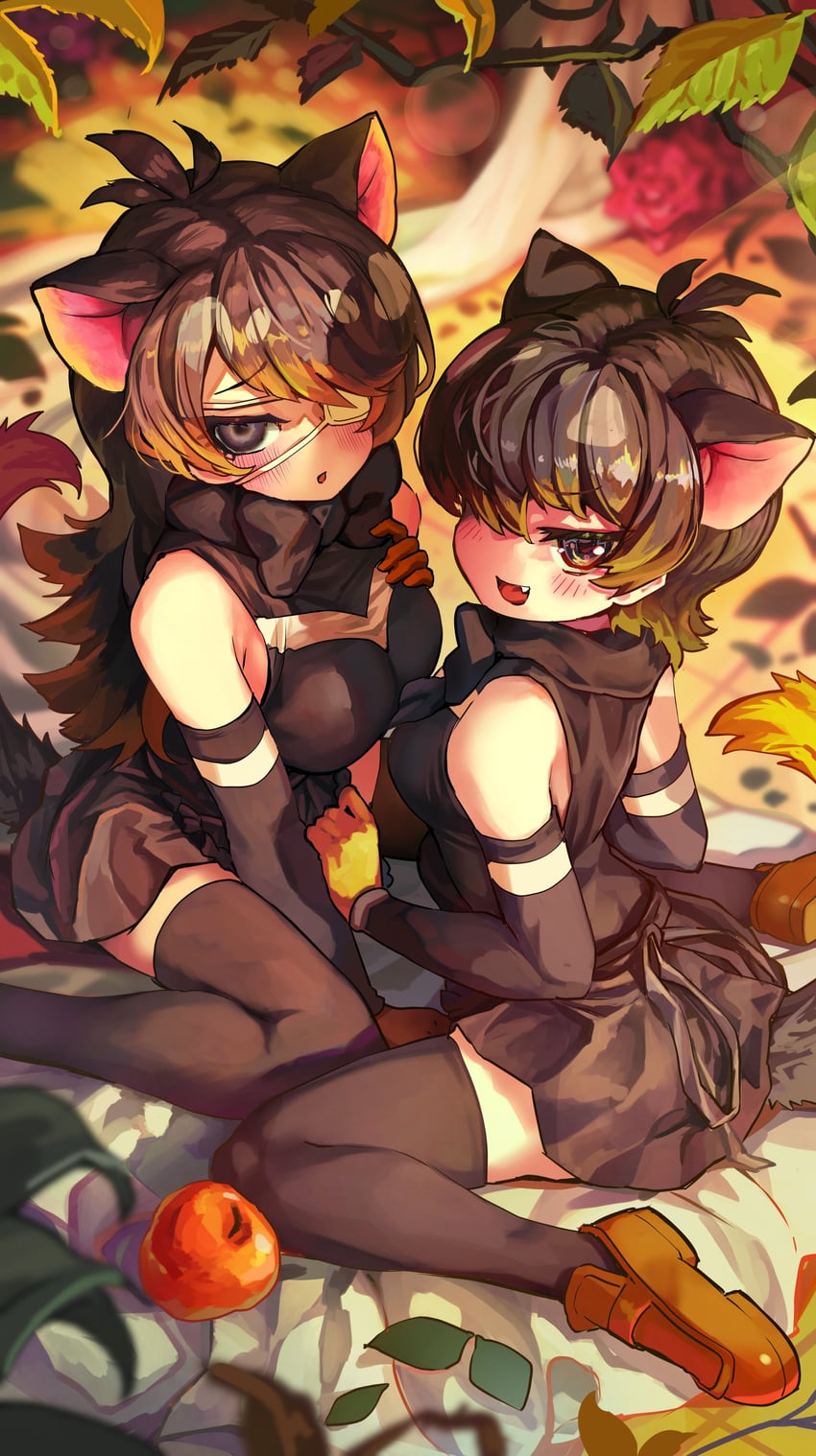 australian devil and tasmanian devil (kemono friends) drawn by melaton