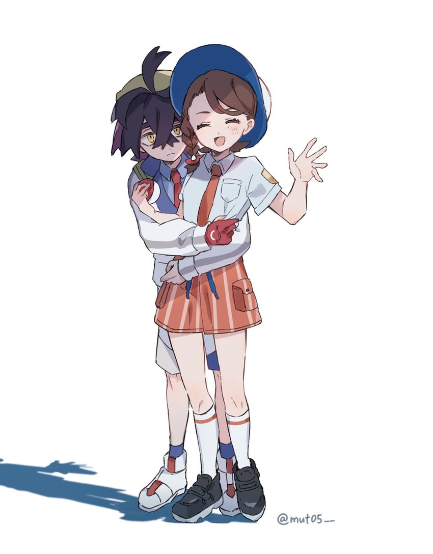 kieran and juliana (pokemon and 1 more) drawn by mut05