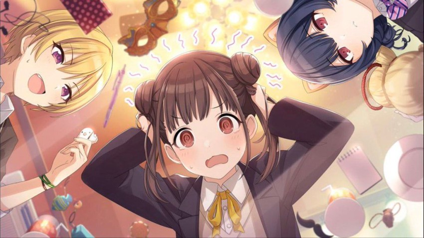 morino rinze, sonoda chiyoko, and saijo juri (idolmaster and 1 more) drawn by tomari_(veryberry00)