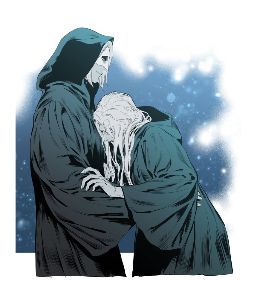 emet-selch and hythlodaeus (final fantasy and 1 more) drawn by 5altybitter5