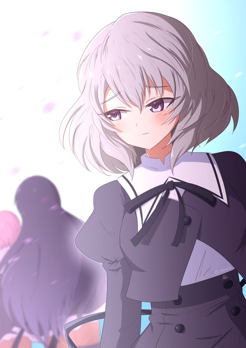 hitotsuyanagi riri, shirai yuyu, and hata matsuri (assault lily) drawn by yabunoki