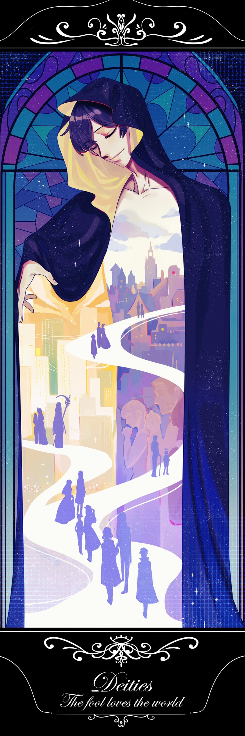 klein moretti, leonard mitchell, audrey hall, fors wall, melissa moretti, and 10 more (lord of the mysteries) drawn by star_memory