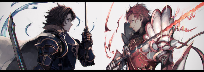 percival and lancelot (granblue fantasy) drawn by rean_(r_ean)