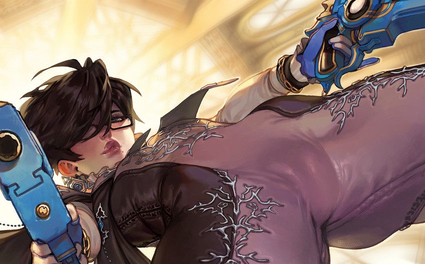 bayonetta (bayonetta and 1 more) drawn by gloss_(hotglossed)