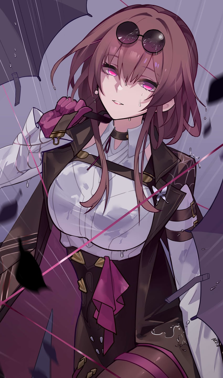 kafka (honkai and 1 more) drawn by ai_dongdong