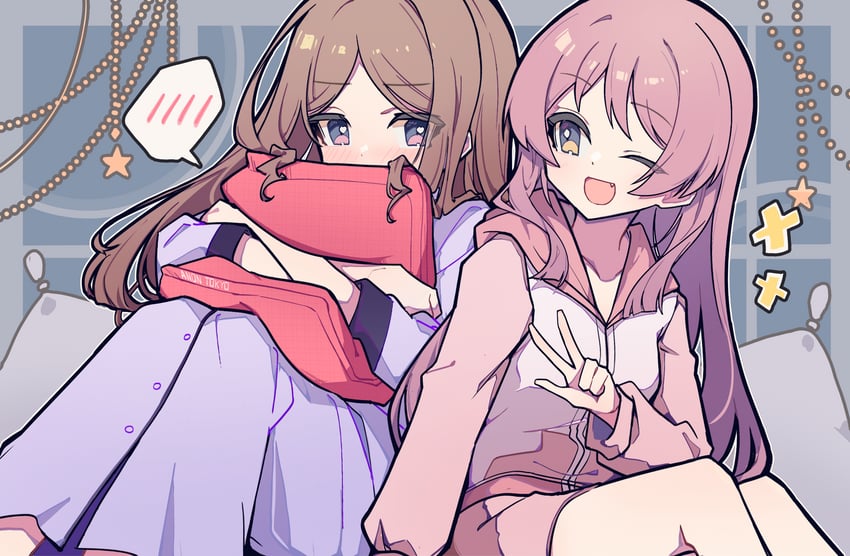 chihaya anon and nagasaki soyo (bang dream! and 1 more) drawn by zhong_xiansheng