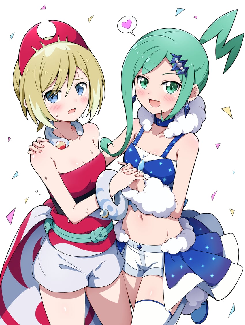 irida and lisia (pokemon and 2 more) drawn by eggman_(ni_tamagoex)