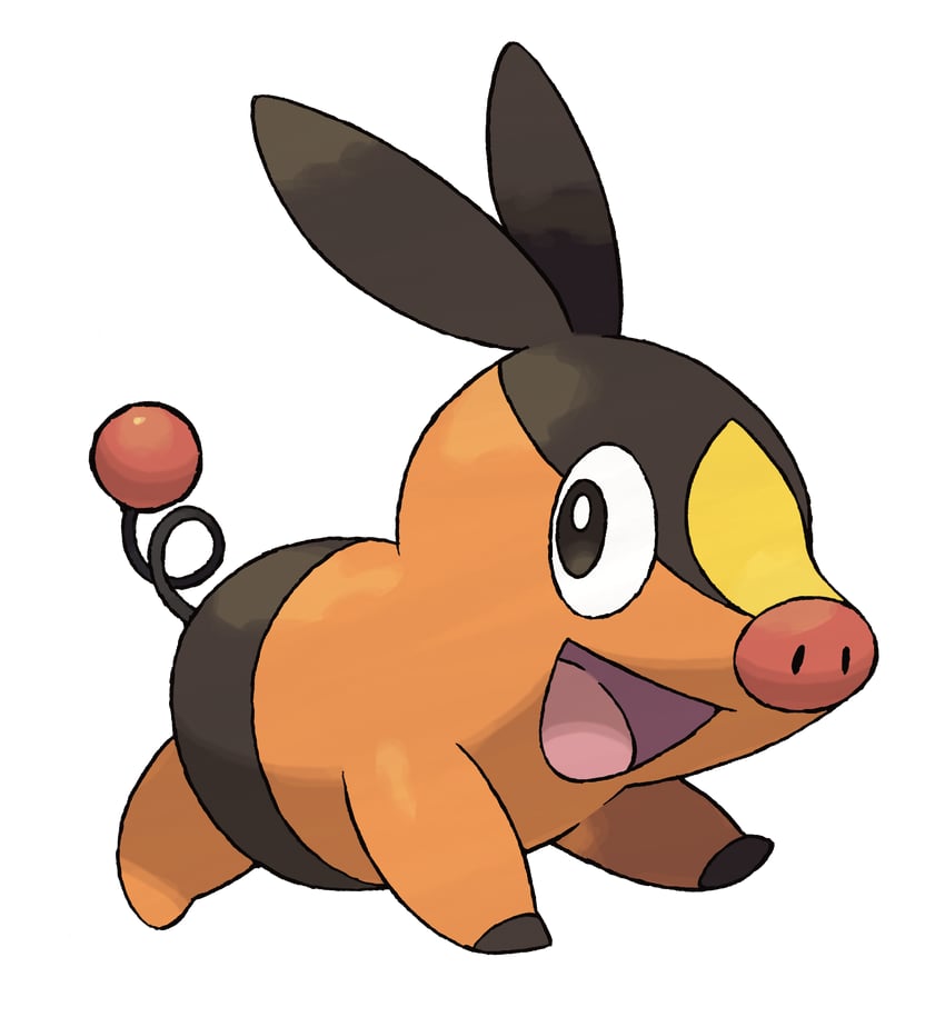 tepig (pokemon and 1 more) drawn by sugimori_ken