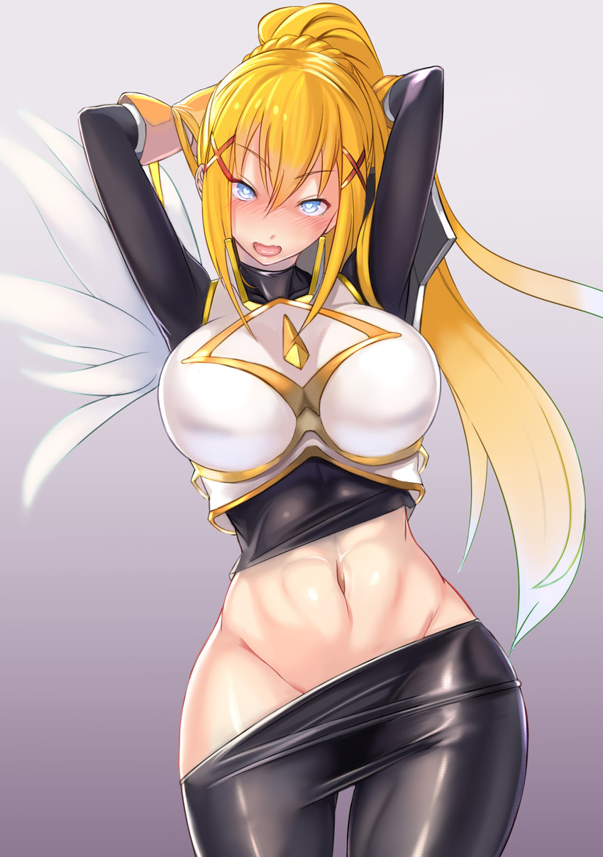 darkness (kono subarashii sekai ni shukufuku wo!) drawn by hoshara