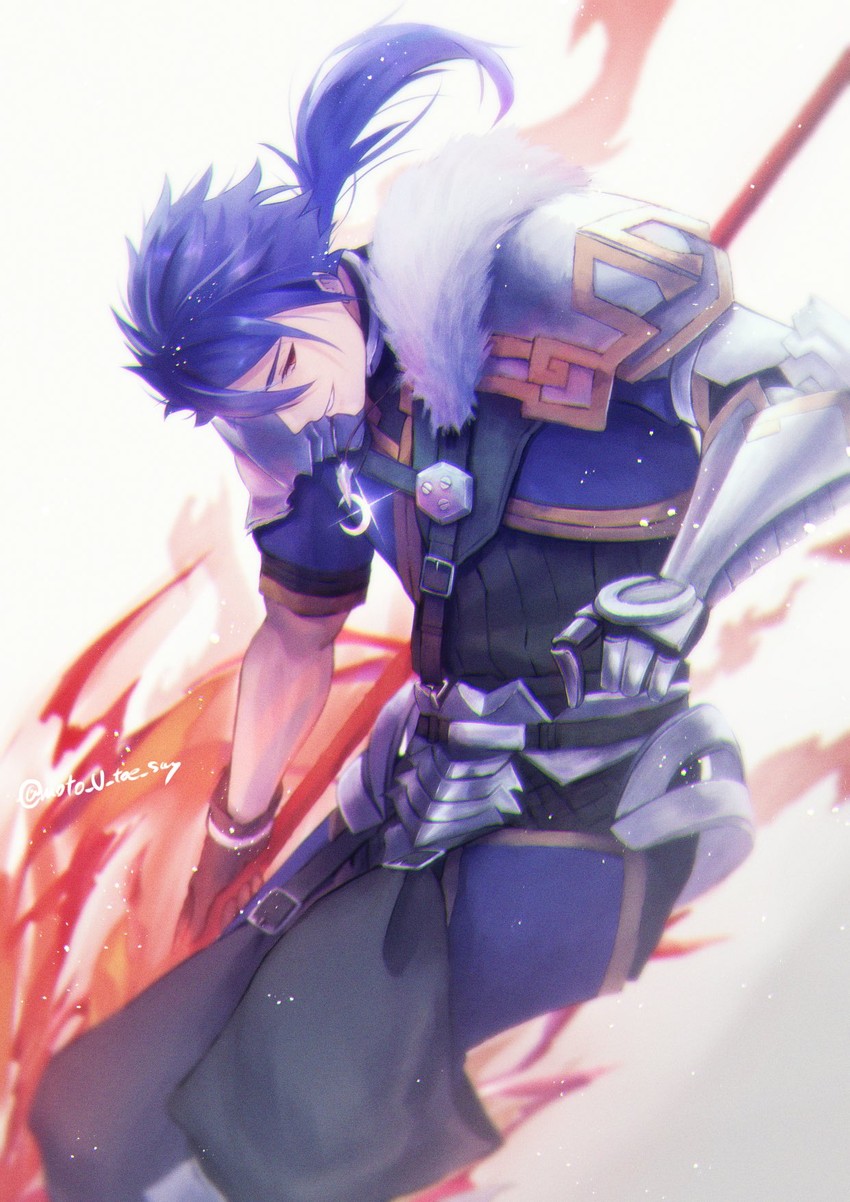 cu chulainn (fate and 1 more) drawn by fomnant