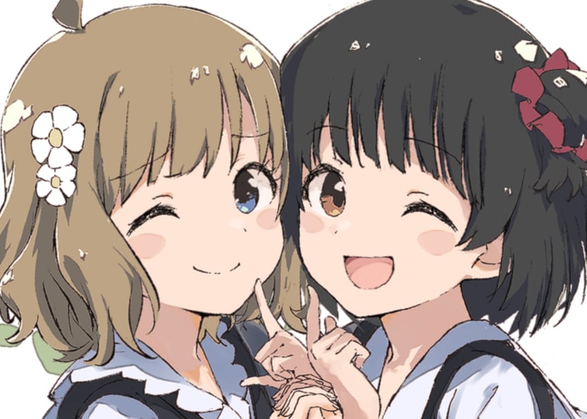 suou momoko and nakatani iku (idolmaster and 1 more) drawn by rauto